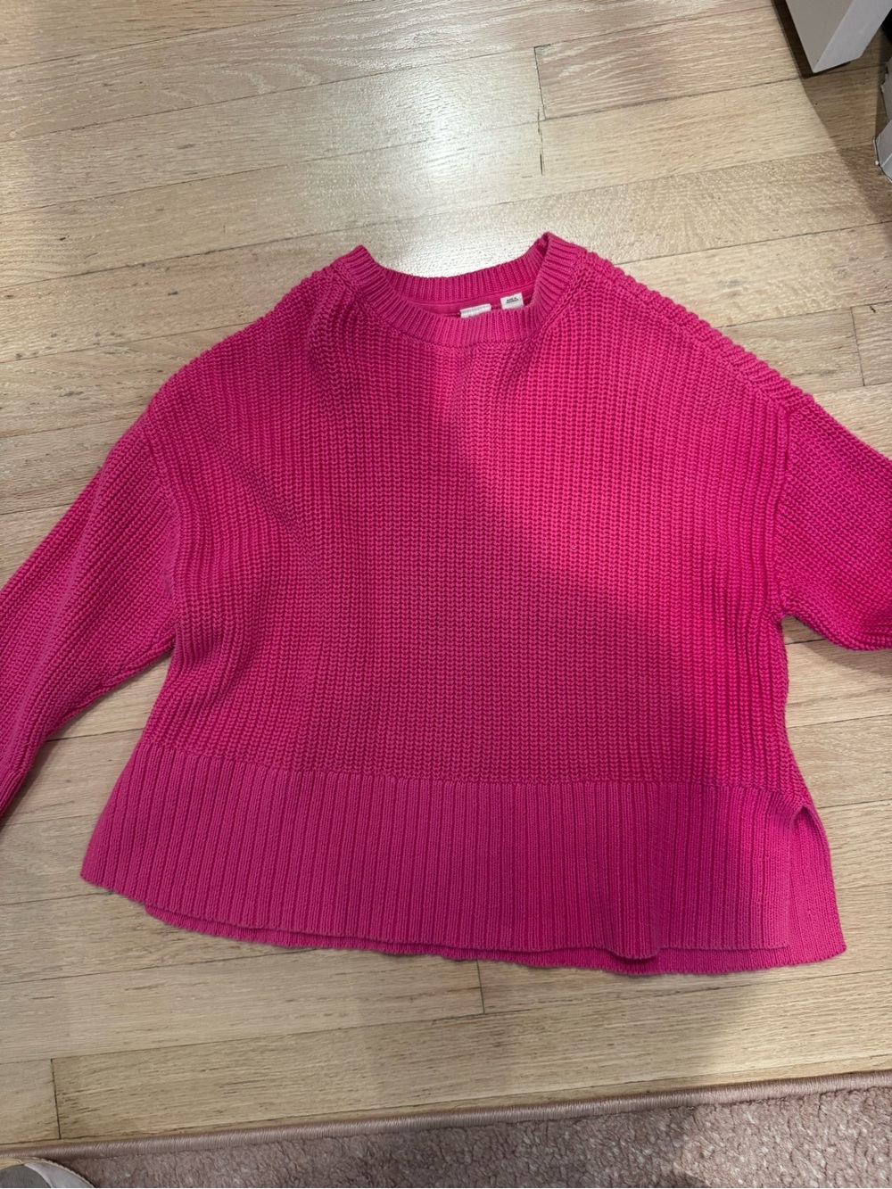Gap Kids Bright Pink Women's Crewneck Knit Sweater